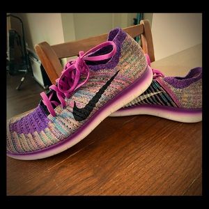 Nike Free_purple multi-color sneakers